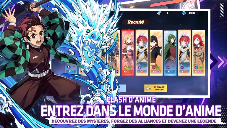 Anime heroes from the game Anime Combat