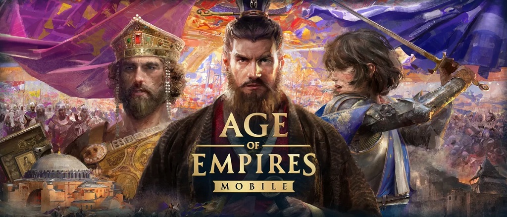 Age of Empires Mobile gift codes gameplay showing dynamic medieval battles, alliance strategies, and iconic historical heroes in a vibrant city.